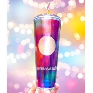 Starbucks Rainbow Dome Diamond Tumbler Cup